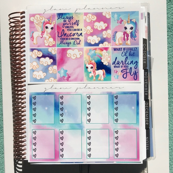 Other - Planner Sticker Kit - 6 Glossy Pages Limited Ed.